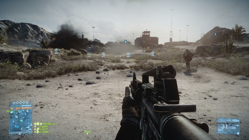Screenshot from Battlefield 3 gameplay Psygeist 2012